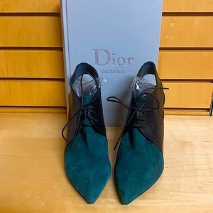 Dior Slingback Wedge Booties